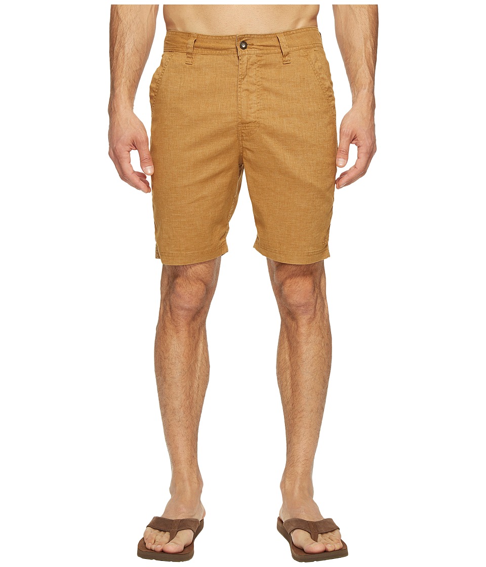 Prana Furrow Short (Dark Ginger) Men
