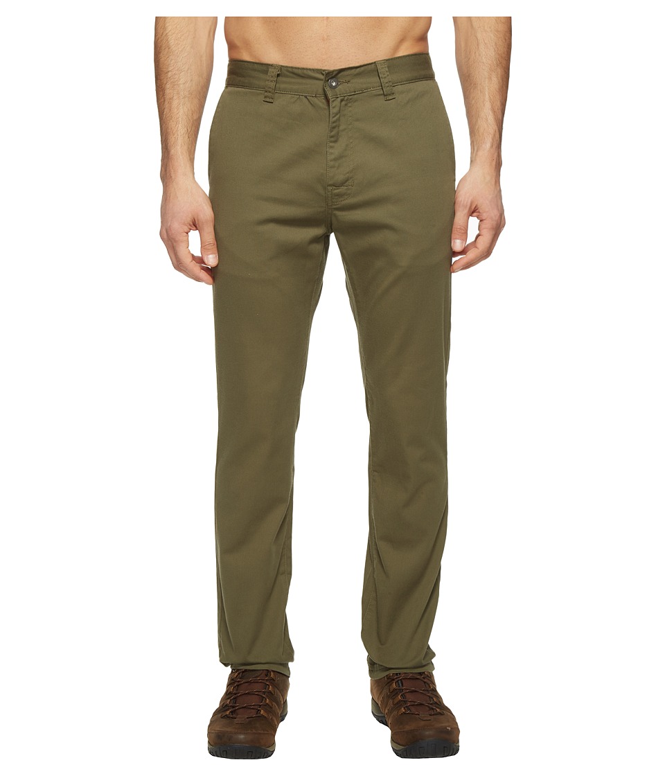 Prana Table Rock Chino Pants (Cargo Green) Men