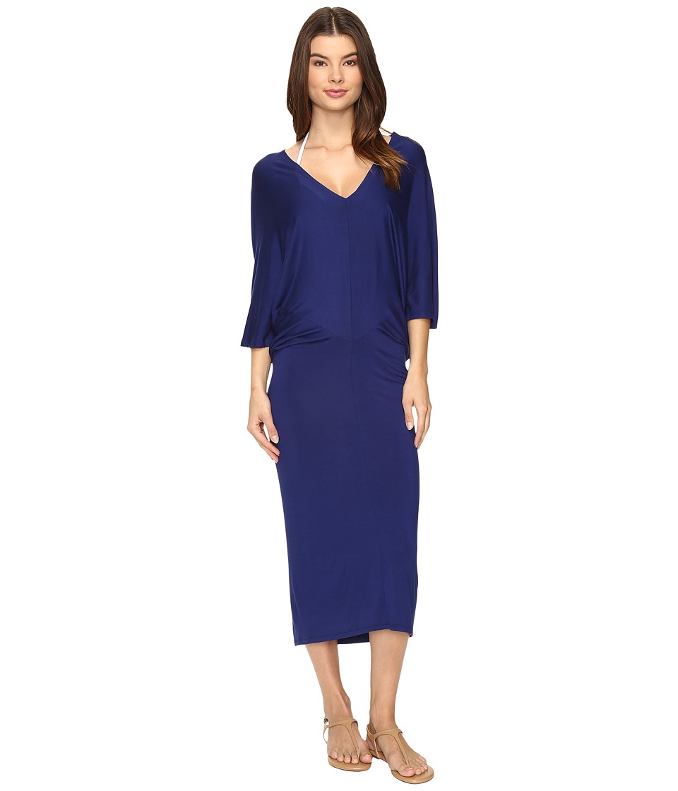 La Blanca Neutral Territory Slouchy Cocoon Dress Cover-Up (Midnight) Women