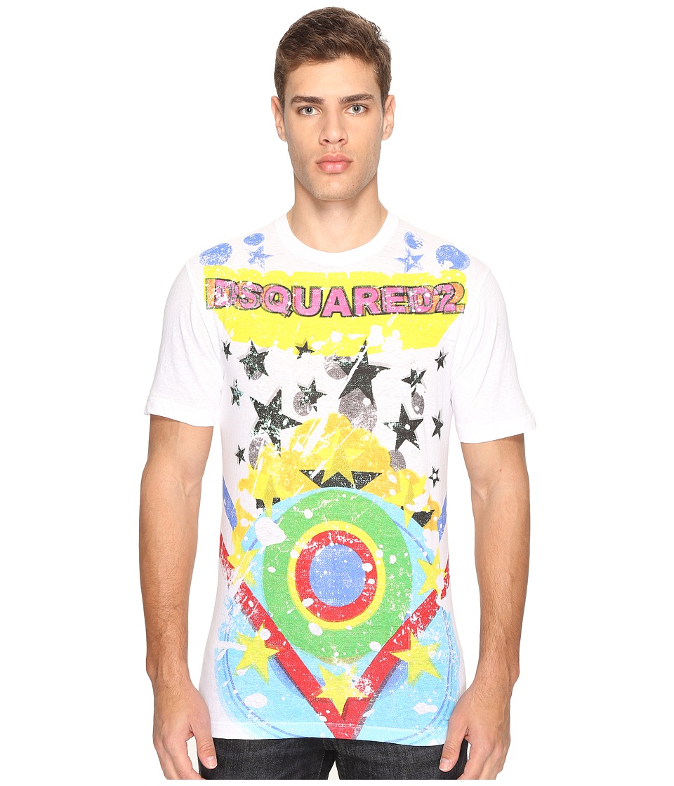 DSQUARED2 Star T-Shirt (White) Men