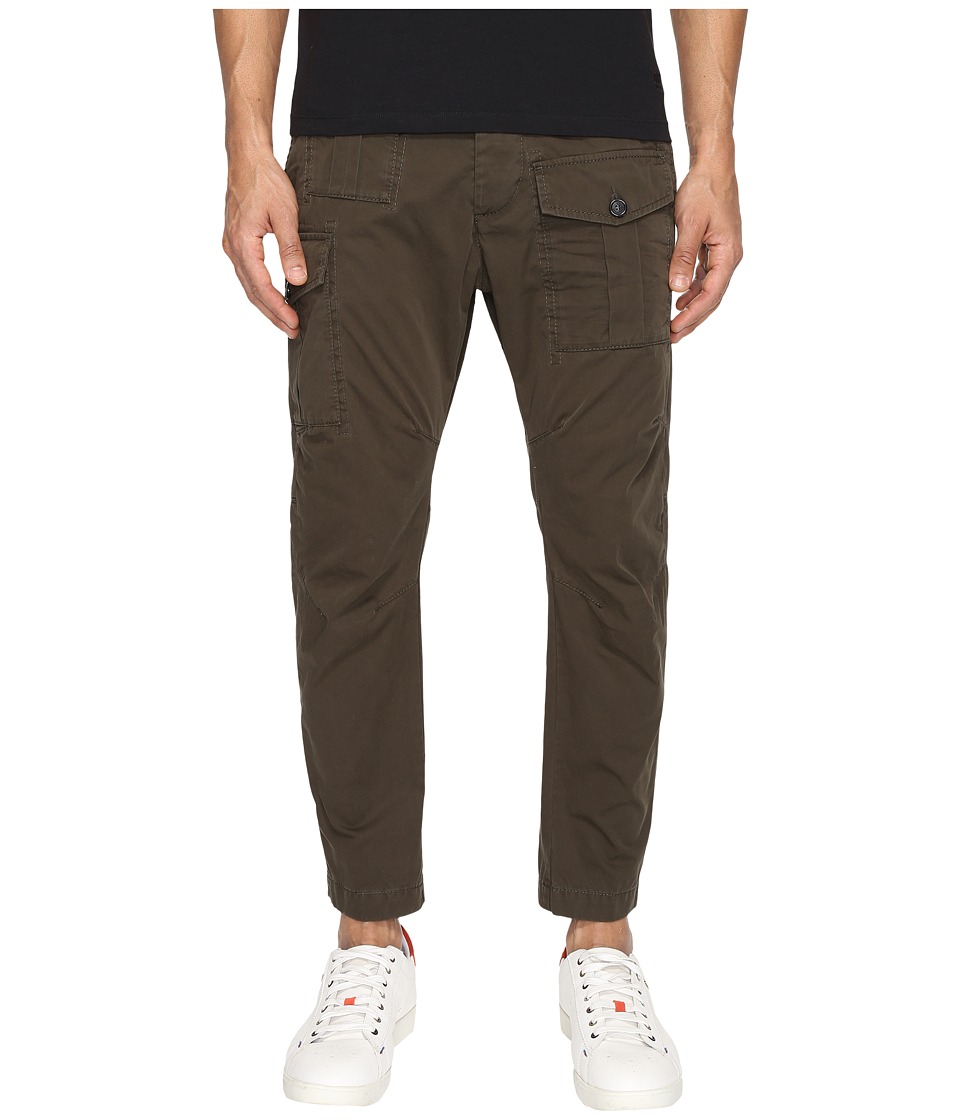 DSQUARED2 Sexy Cargo Pants (Military Green) Men