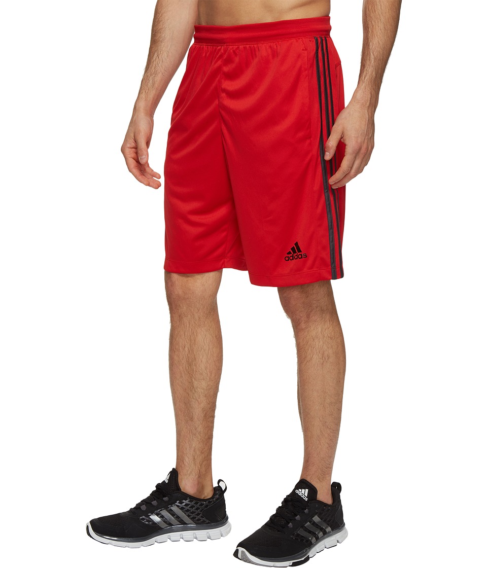 adidas Designed-2-Move 3-Stripes Shorts (Scarlet/Utility Black F16) Men