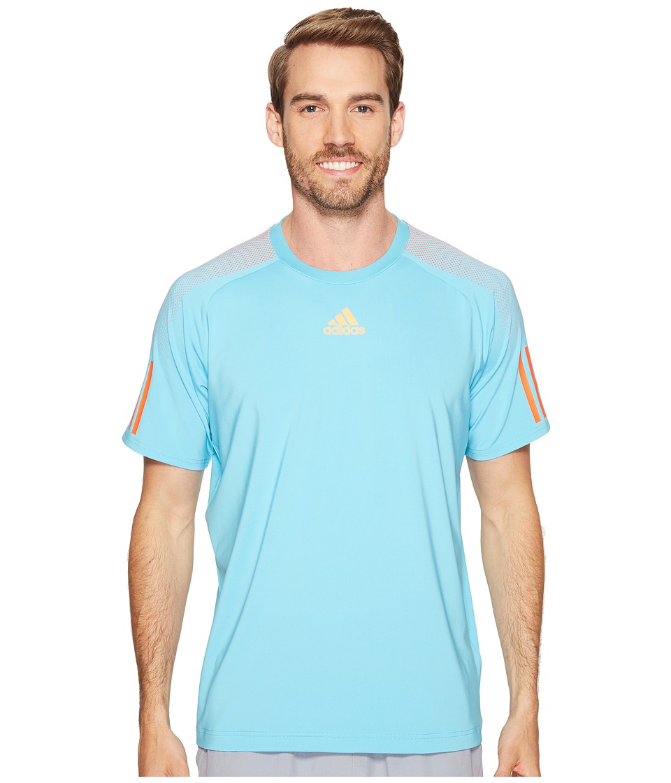 adidas Barricade Tee (Samba Blue/Glow Orange) Men