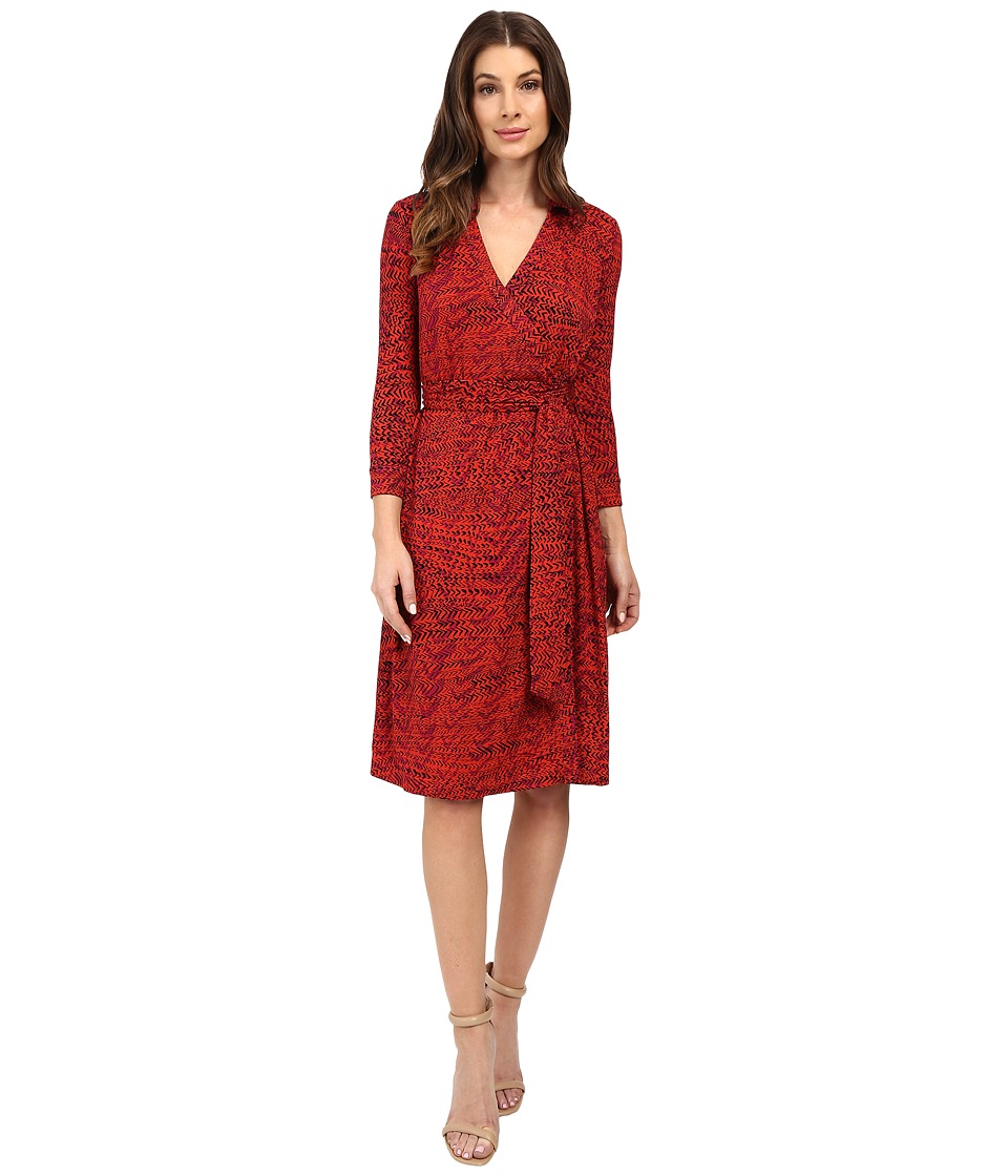 NIC+ZOE On Track Wrap Dress (Multi) Women