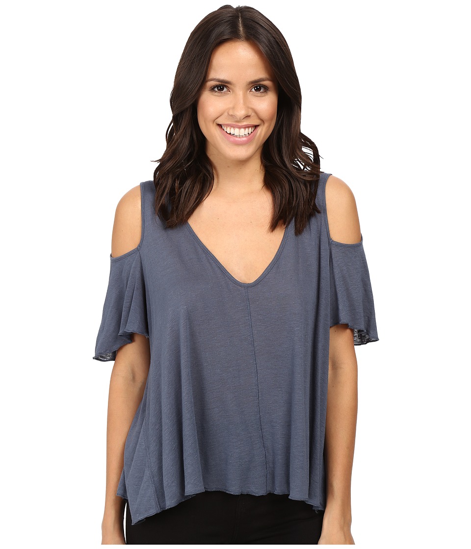 Free People Bittersweet Tee (Denim Blue) Women