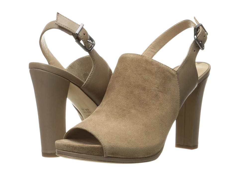 Via Spiga Cara (Dark Taupe Coco Sport Suede) High Heels