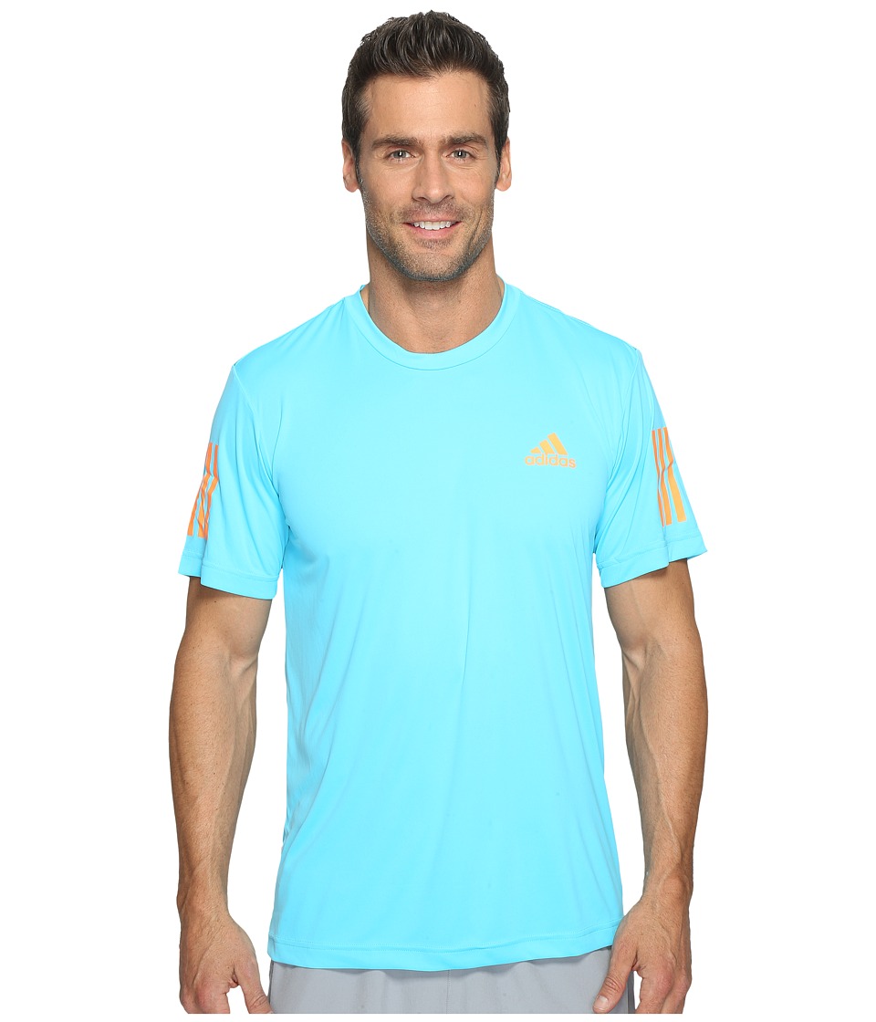 adidas Club Tee (Samba Blue/Glow Orange/White) Men