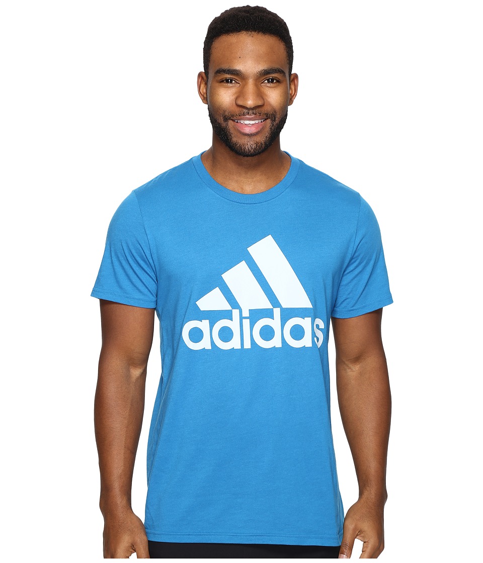 adidas - Badge of Sport Classic Tee (Unity Blue/Halo Blue) Men