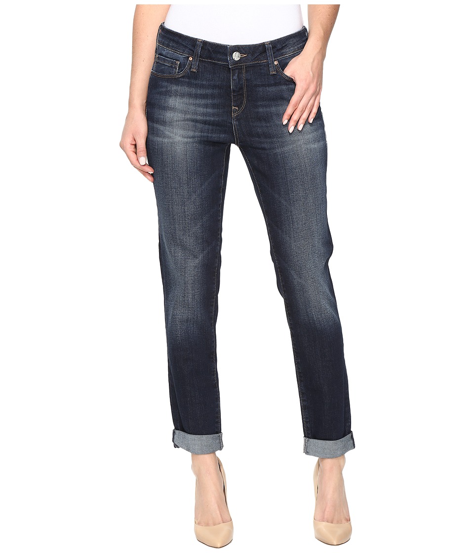 Mavi Jeans Ada Relaxed Boyfriend in Indigo Brushed Tribeca (Indigo Brushed Tribeca) Women