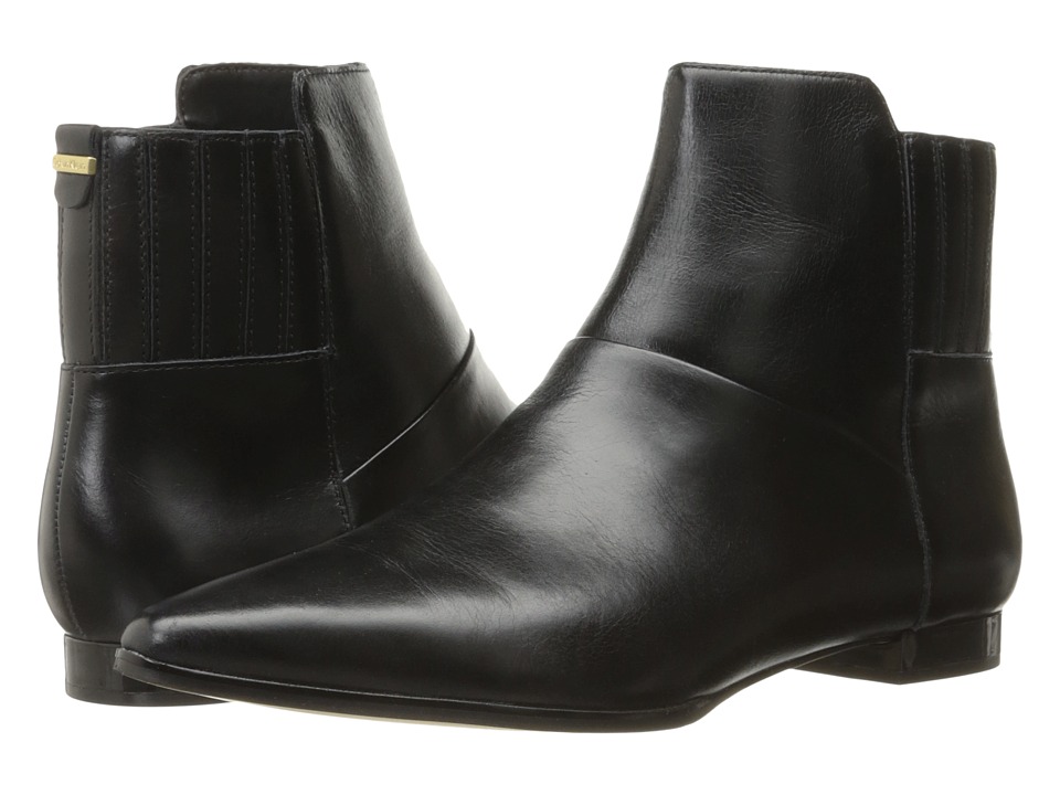 Calvin Klein Eunice (Black Crackled Leather) Women
