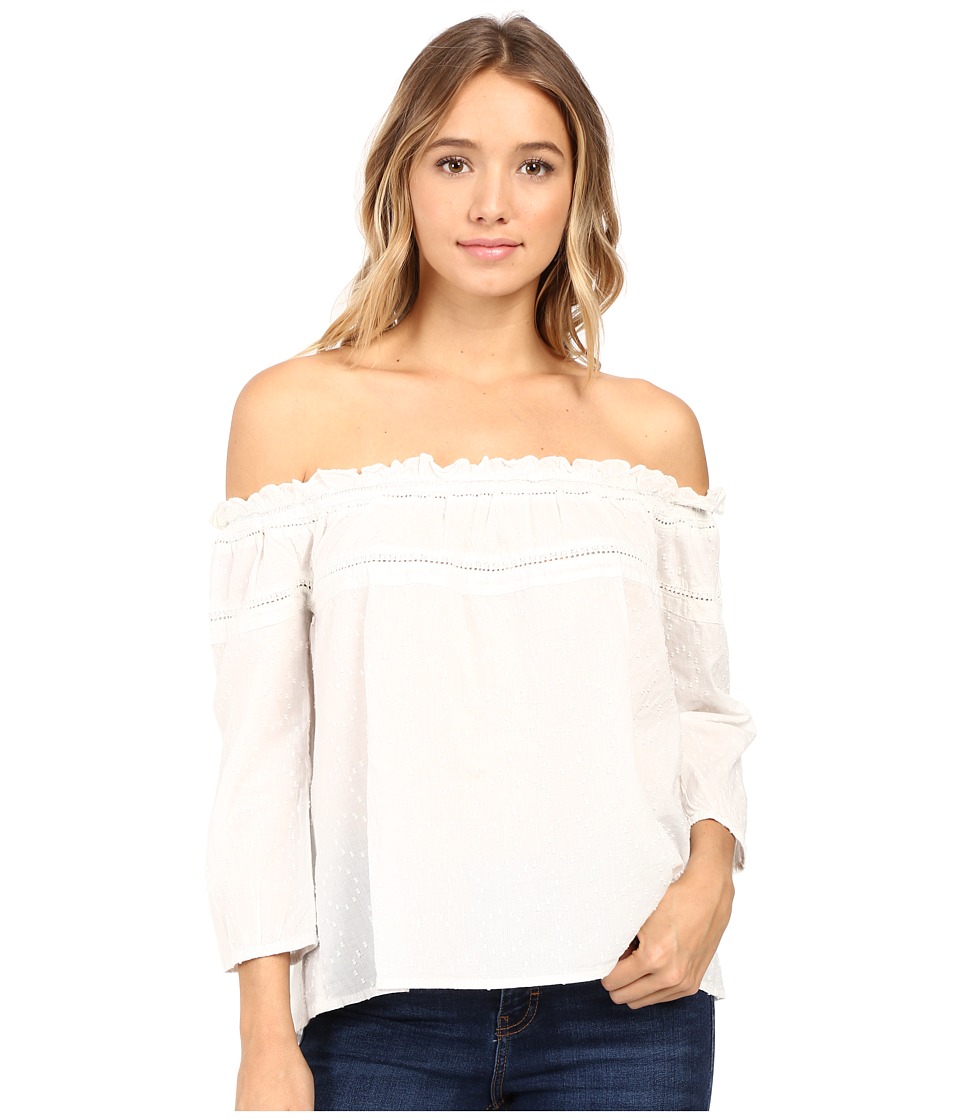 Roxy - Beach Fossil Cold Shoulder Top (Pristine) Women