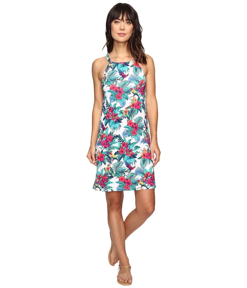 Tommy Bahama Jungle Flora Short Dress (Bright White) Women