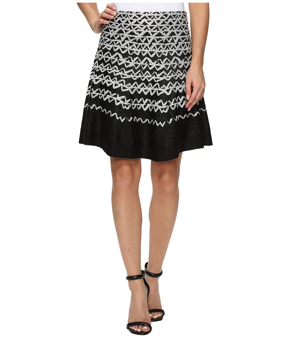 NIC+ZOE Geo Chic Twirl Skirt (Multi) Women