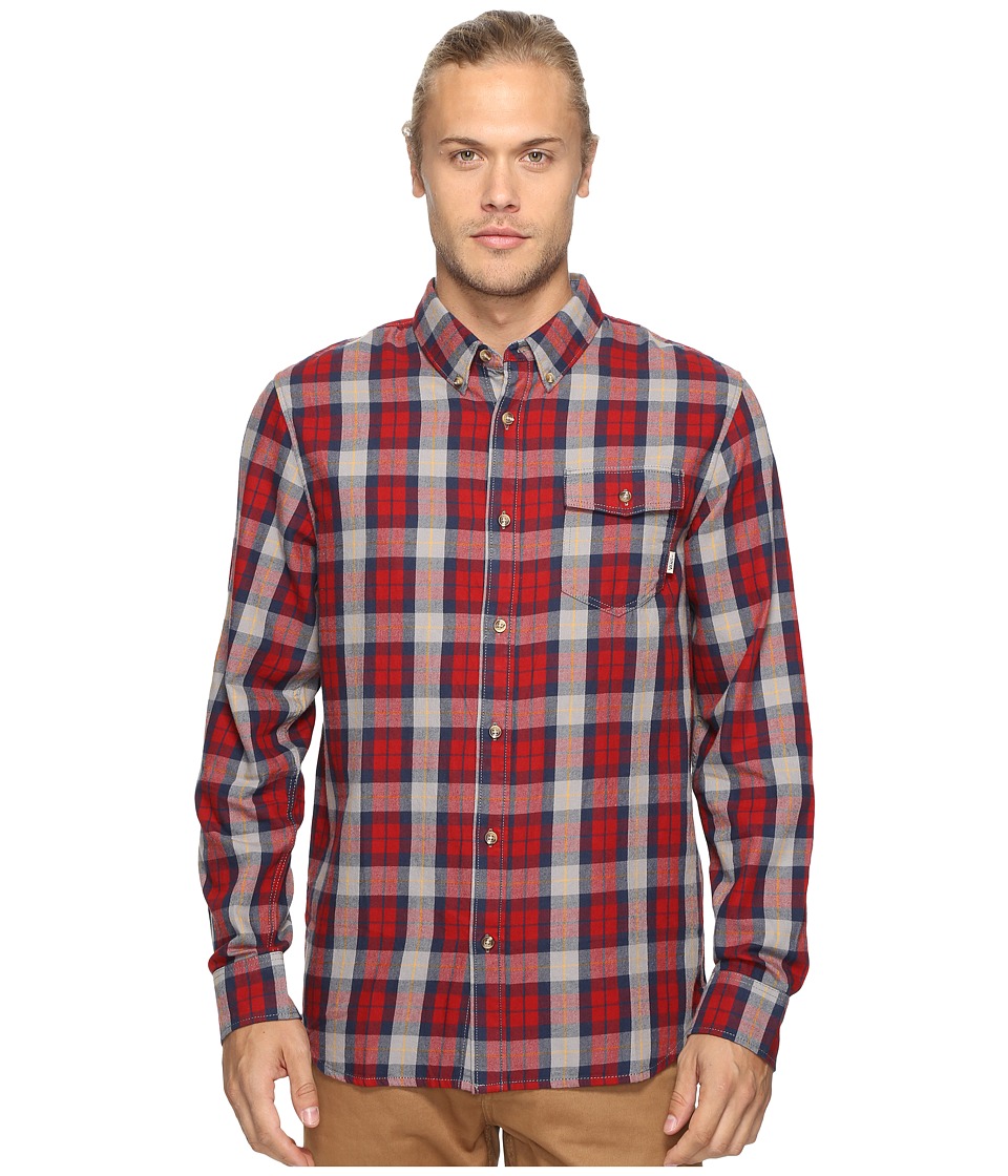 Vans Lachlan Flannel (Red Dahlia/Frost Grey) Men