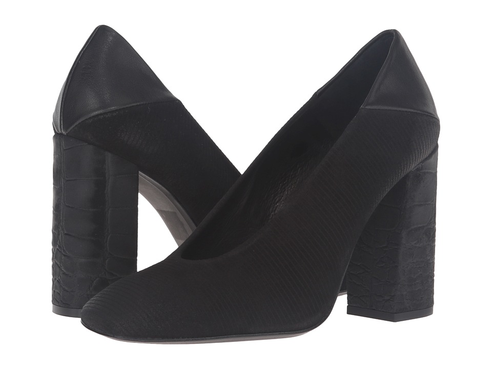 Free People Take Heart Block Heel (Black) High Heels