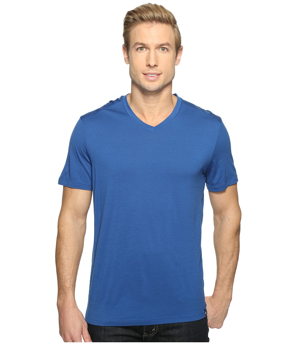 Smartwool Merino 150 Pattern V-Neck (Dark Blue) Men