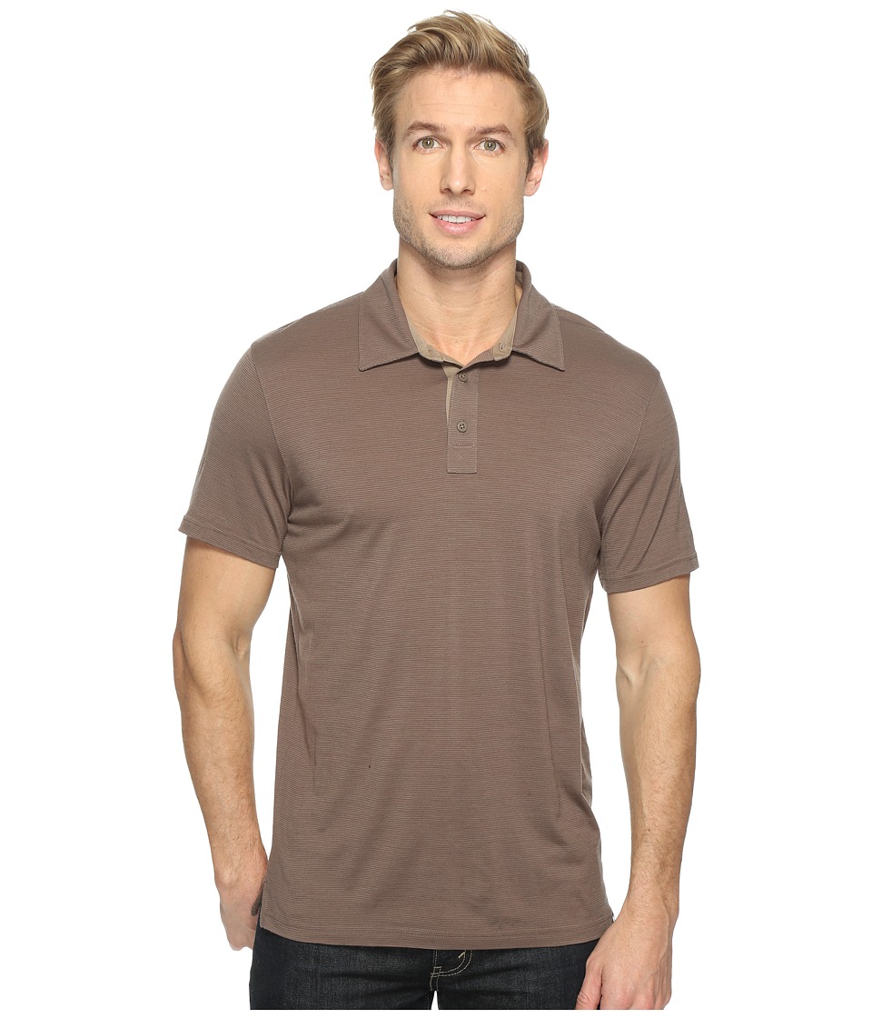 Smartwool Merino 150 Pattern Polo (Taupe) Men
