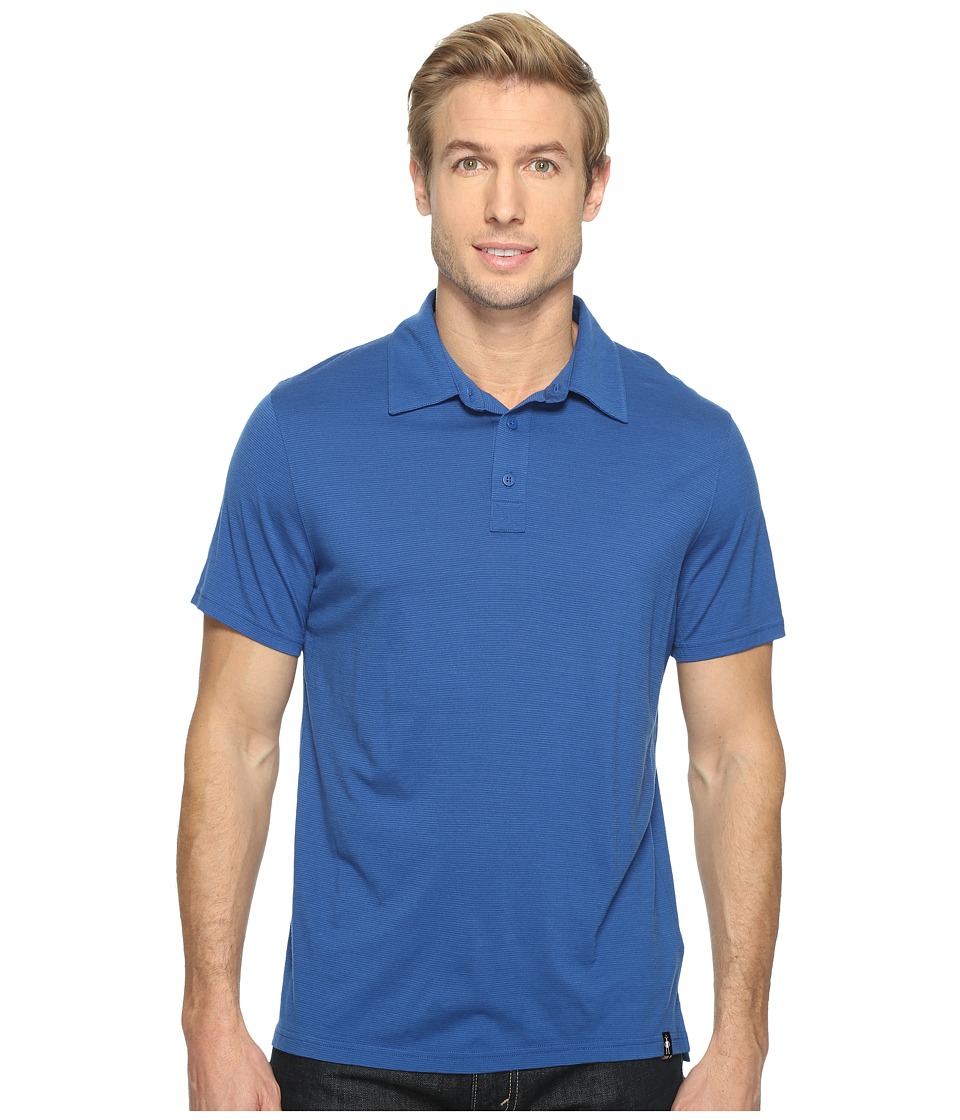 Smartwool Merino 150 Pattern Polo (Dark Blue) Men
