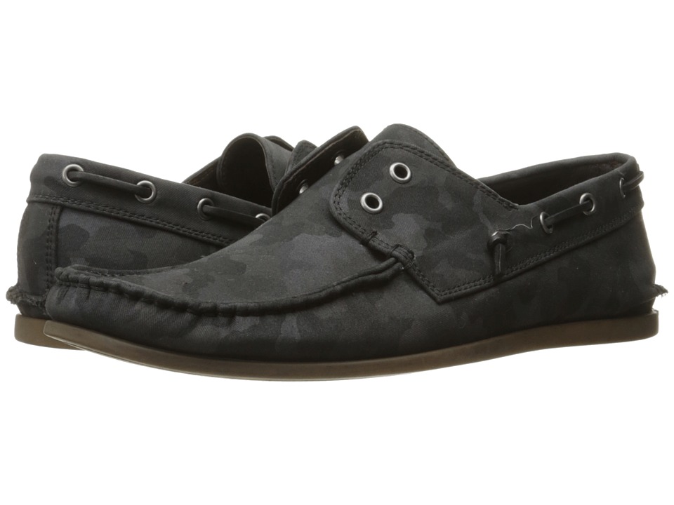 John Varvatos Schooner Boat (Dark Charcoal) Men