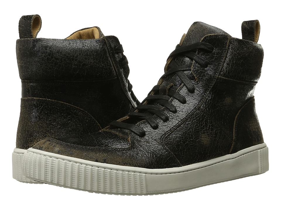 John Varvatos Bedford Hi Top (Black Sand) Men