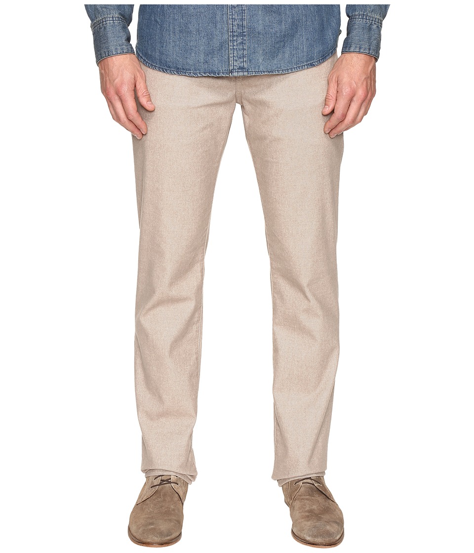 7 For All Mankind Slimmy w/ Clean Pocket in Brushed Melange Tan (Brushed Melange Tan) Men