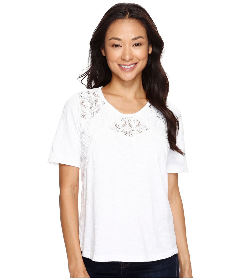 Aventura Clothing Tierney Elbow Sleeve (White) Women