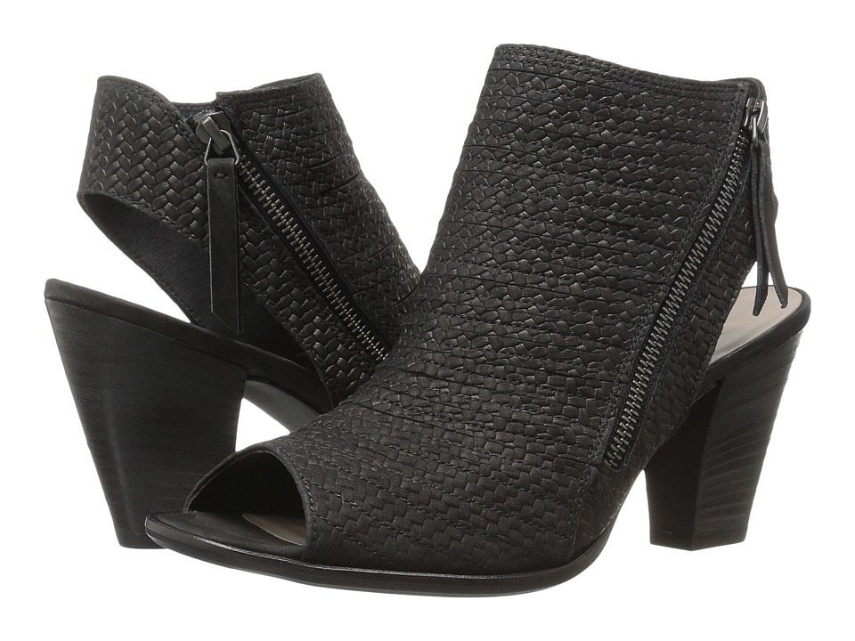 Paul Green Alexandra (Black Braid Leather) High Heels