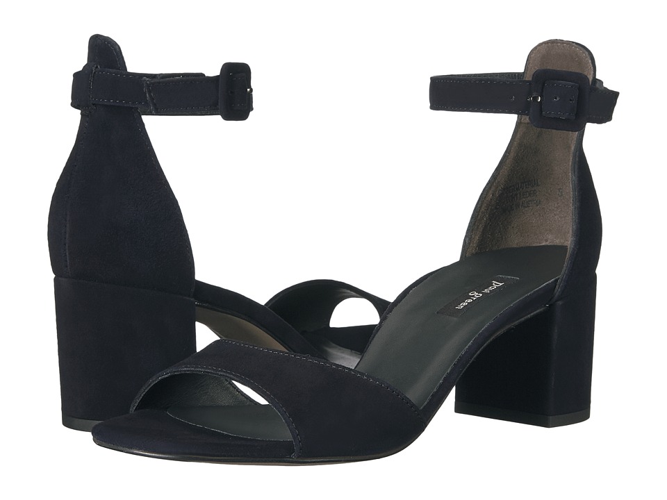 Paul Green Lonnie Heel (Blue Suede) High Heels