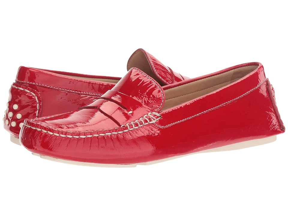 Johnston & Murphy Maggie Penny (Red Italian Soft Patent Leather) Women