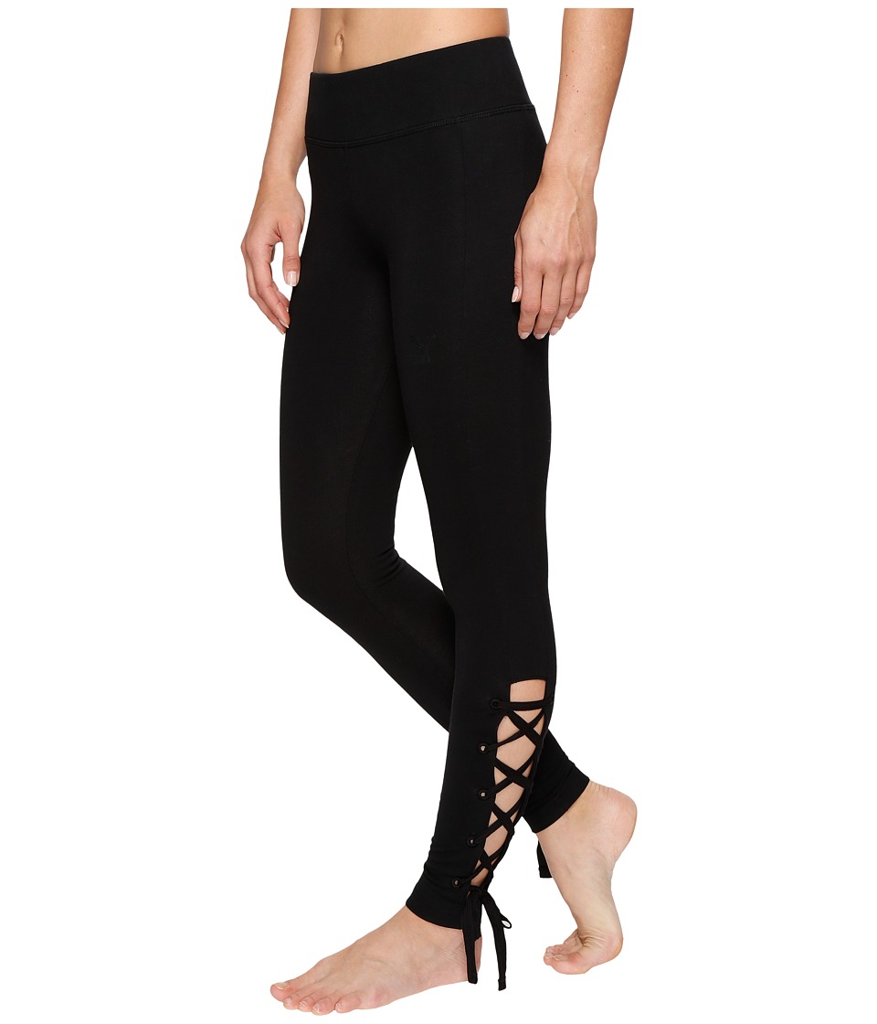PUMA Lace-Up Leggings (PUMA Black) Women