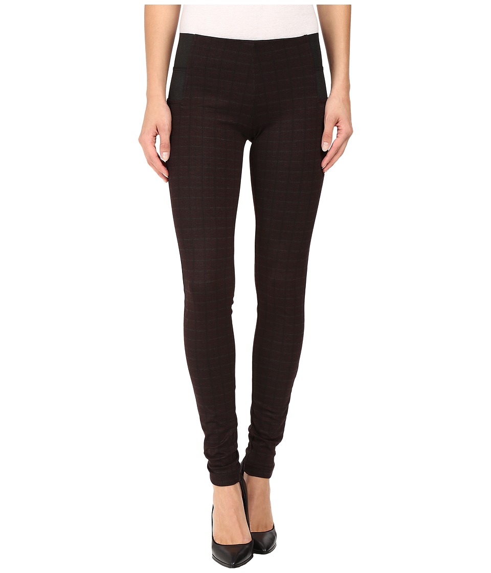 KUT from the Kloth Joan Pull-On Skinny Pants in Brown Black (Black/Brown) Women