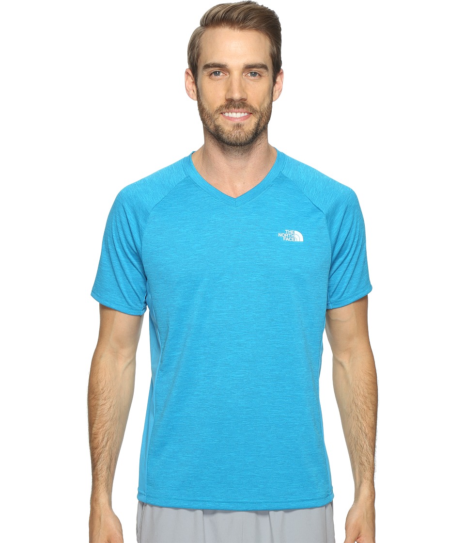 The North Face Ambition V-Neck (Hyper Blue Heather/Hyper Blue (Prior Season)) Men