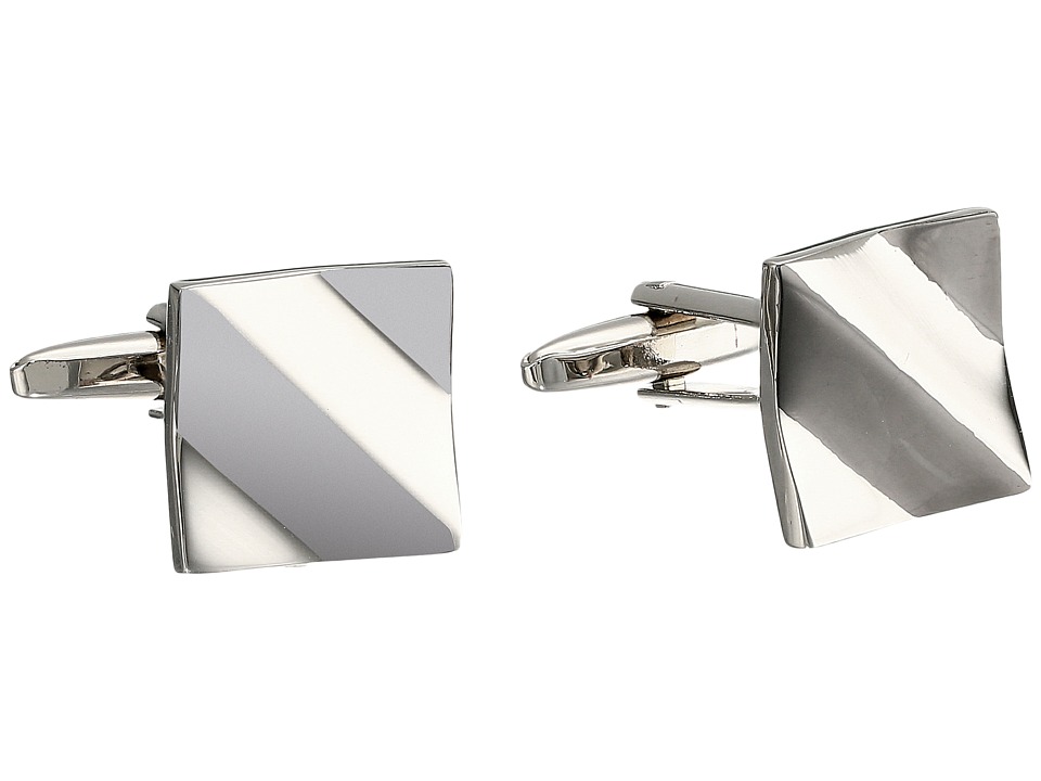 Stacy Adams - Square Diagonal Cuff Link (Two-Tone) Cuff Links