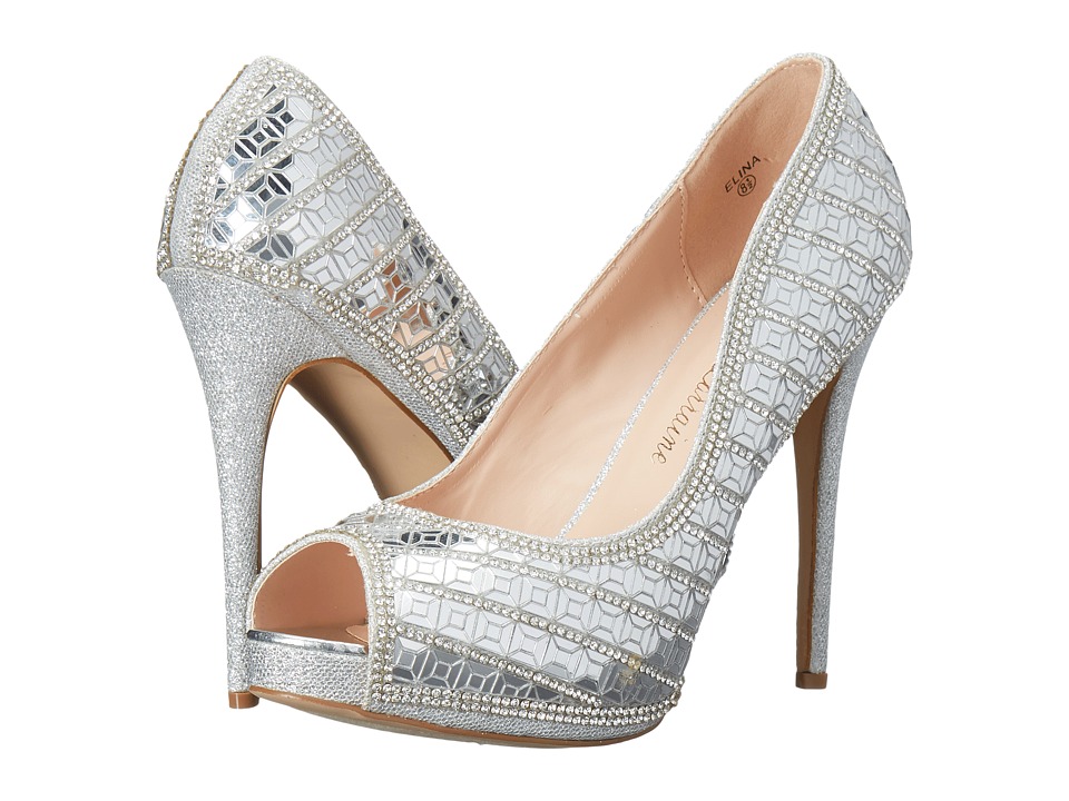 Lauren Lorraine Elina (Silver) High Heels