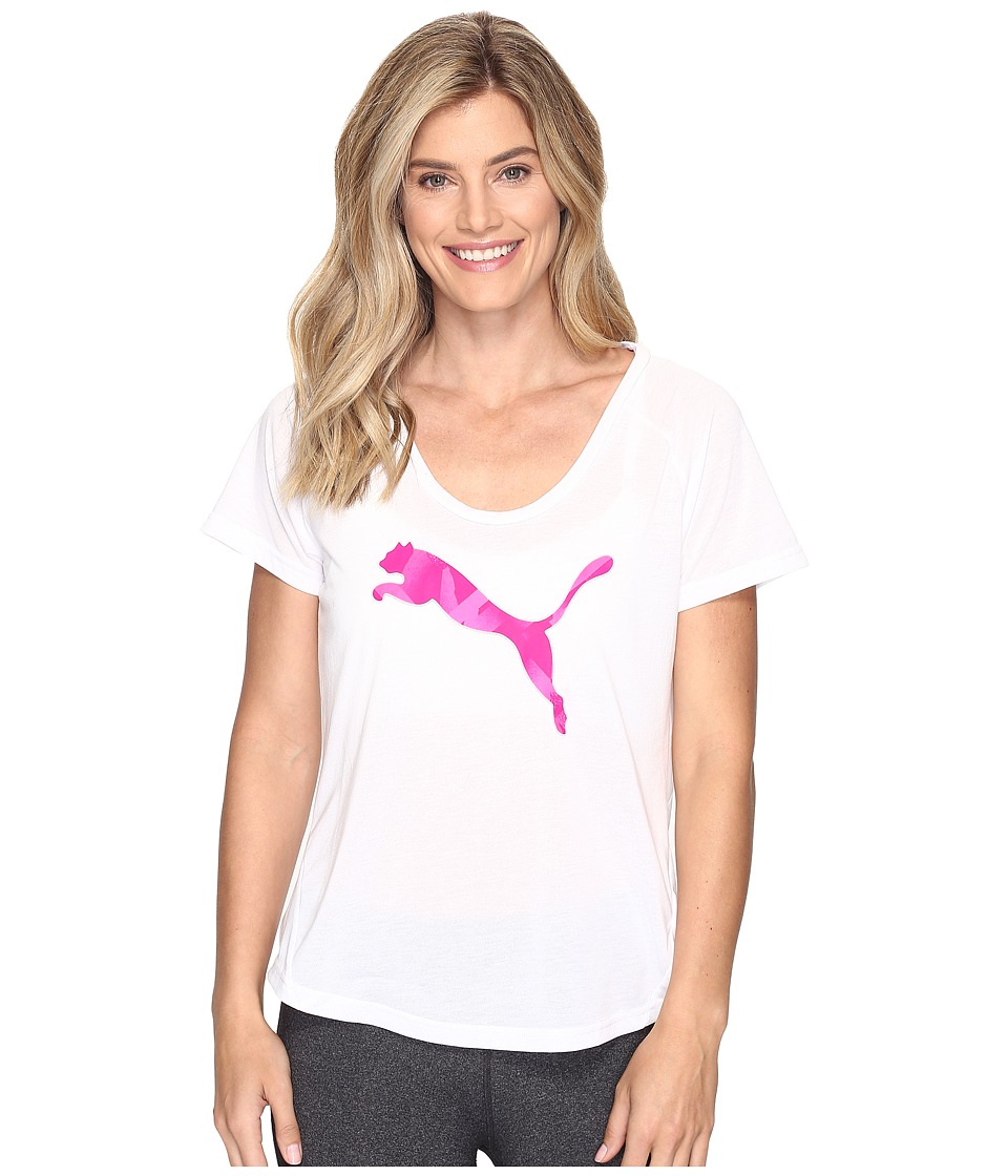 PUMA Elevated Layer Tee (PUMA White) Women