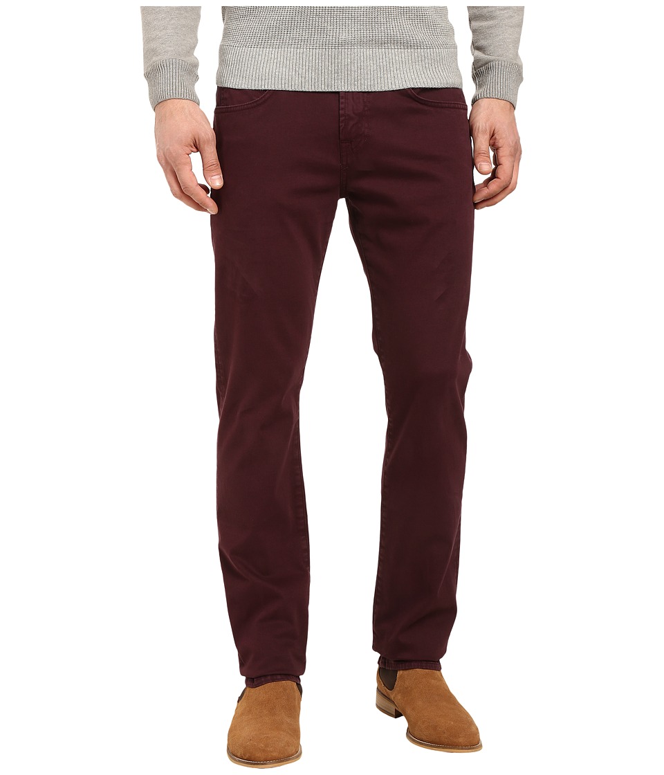 7 For All Mankind The Straight Luxe Performance Sateen in Eggplant (Eggplant) Men