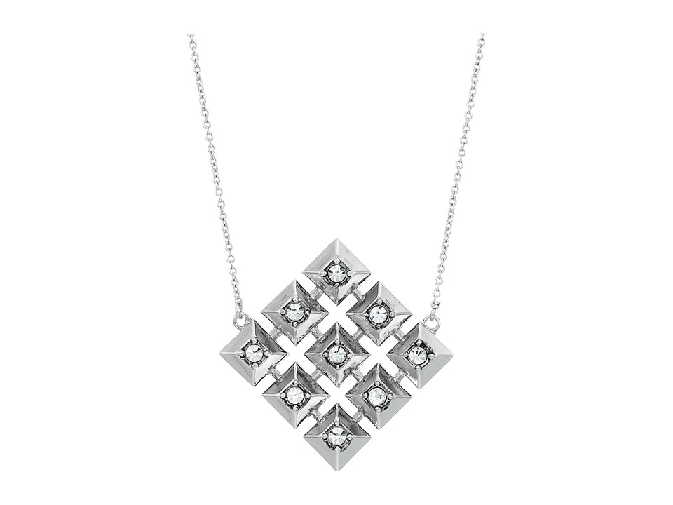 House of Harlow 1960 - The Lyra Pendant Necklace (Silver) Necklace