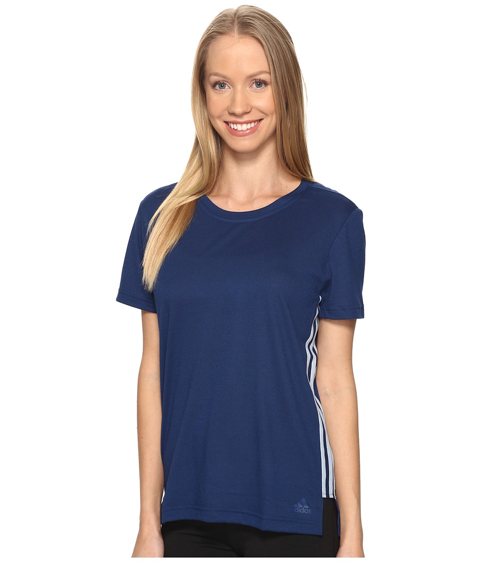 adidas Show Your Stripes Tee (Mystery Blue) Women