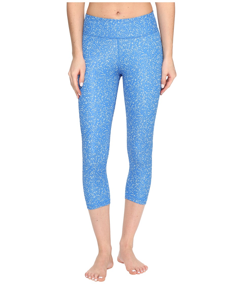 adidas Designed-2-Move Micro Camo Print 3/4 Tights (Blue/Print/Black) Women