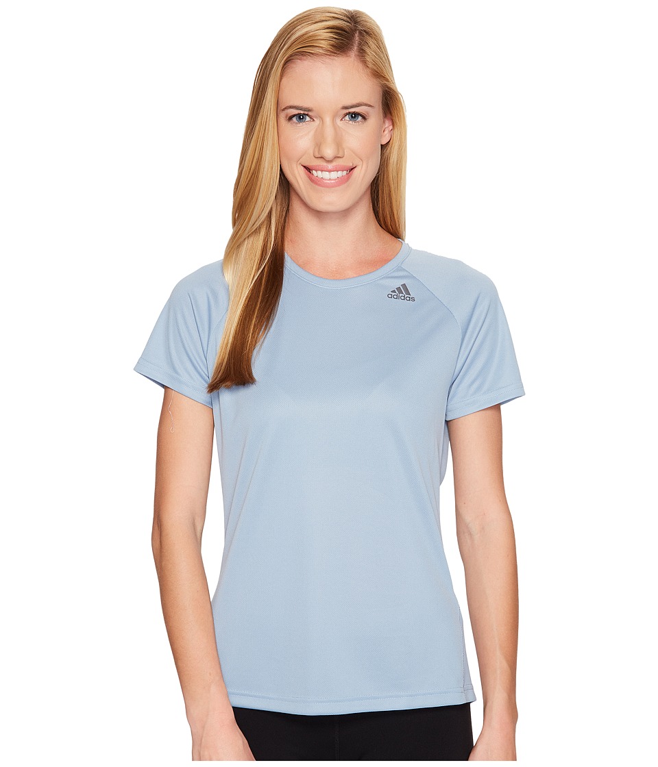adidas Designed-2-Move Tee (Tactile Blue) Women