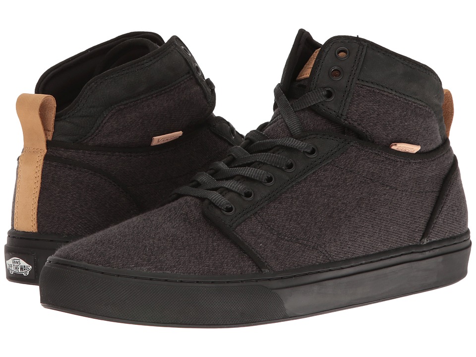 Vans Alomar ((Stealth Fleck) Black/Black) Skate Shoes