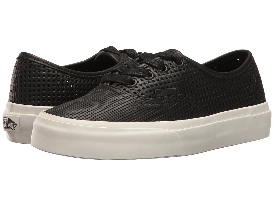 Vans Authentic DX ((Square Perf) Black) Skate Shoes