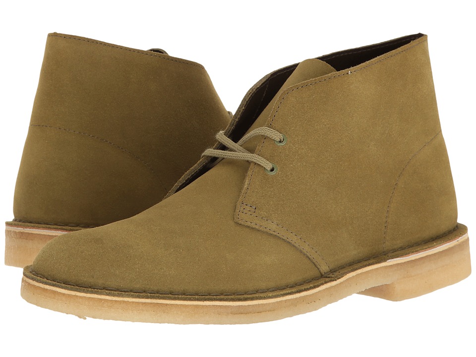 Clarks Desert Boot (Forest Green Suede) Men