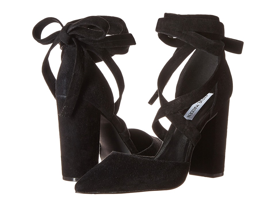 Steve Madden Bryony (Black Suede) High Heels