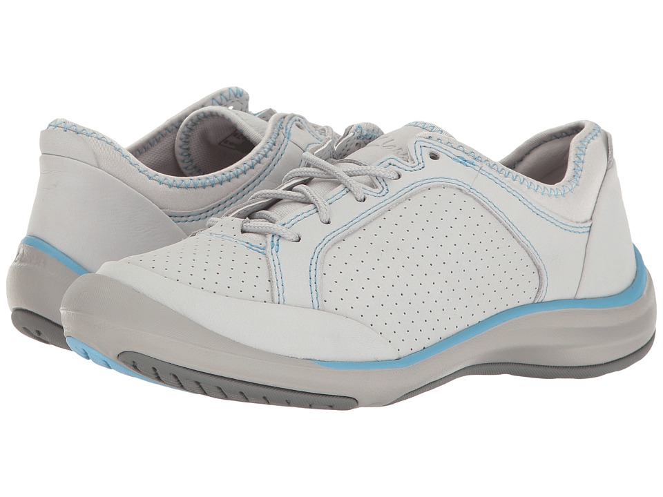 Clarks Asney Lace (Light Grey Nubuck) Women