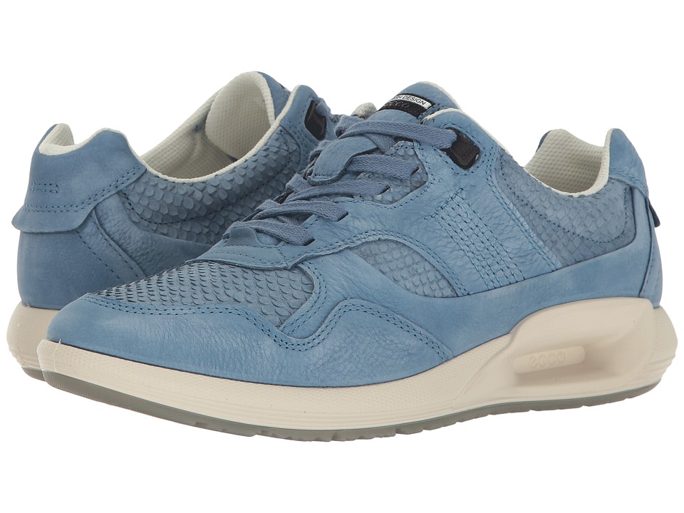 ECCO CS16 Sneaker (Retro Blue/Retro Bliue Cow Nubuck) Women