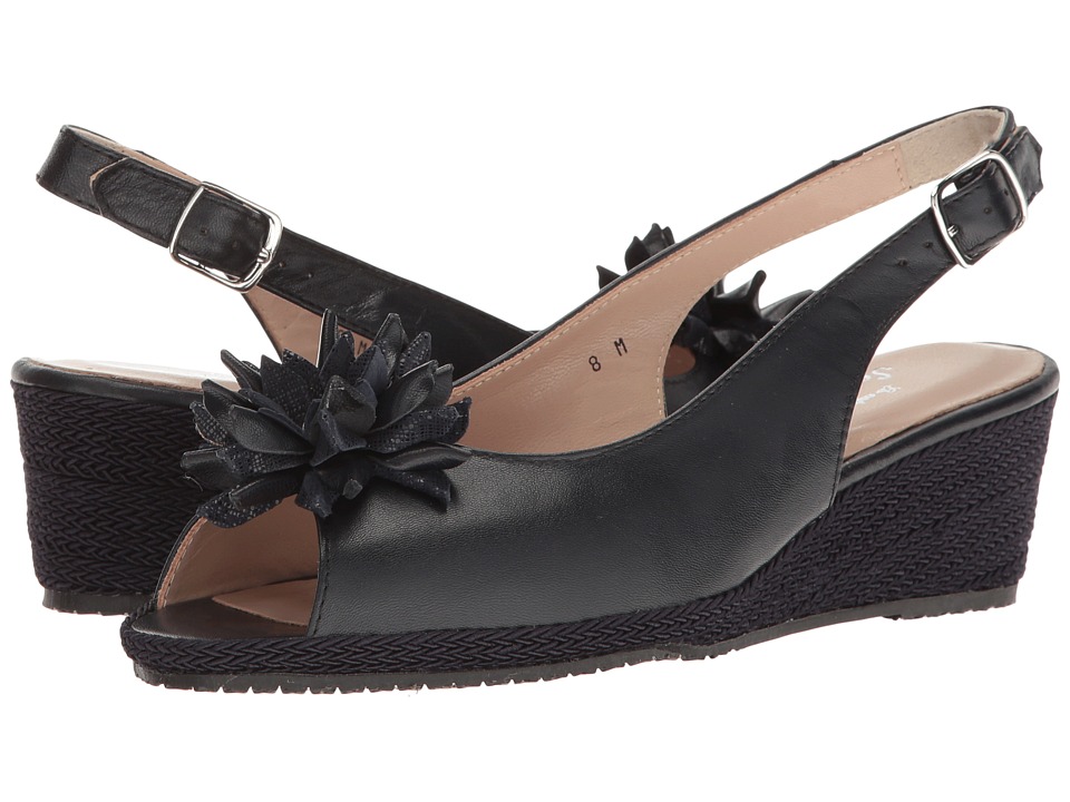 Sesto Meucci Bobby (Navy Nappa/Navy Cartizze Bow) Women