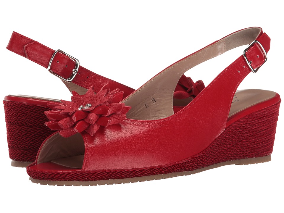 Sesto Meucci Bobby (Red Nappa/Red Cartizze Bow) Women