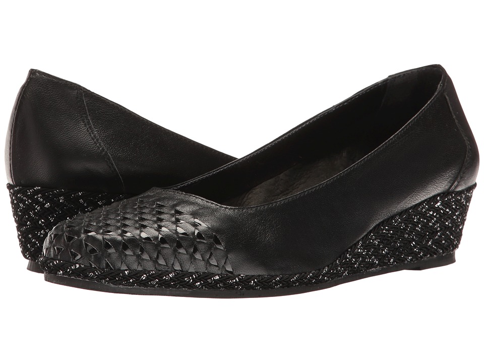 Sesto Meucci Myette (Black Nappa/Black Patent) Women