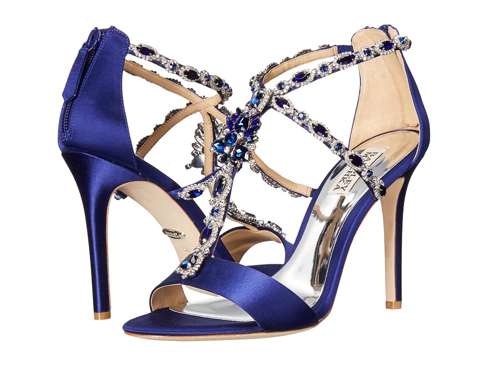 Badgley Mischka Georgia (Indigo Satin) High Heels